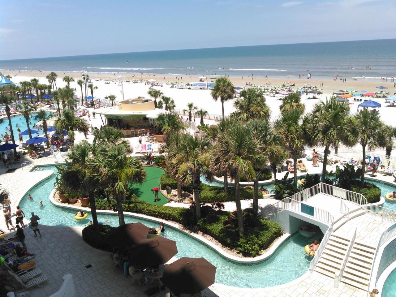דייטונה ביץ' Ocean Walk Resort Magnificent Ocean Front View מראה חיצוני תמונה
